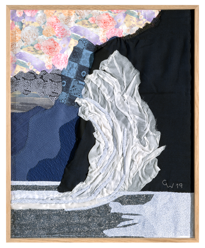 Föhn am Urnersee mit Gischtfahnen, 54 x 66 cm, 2020