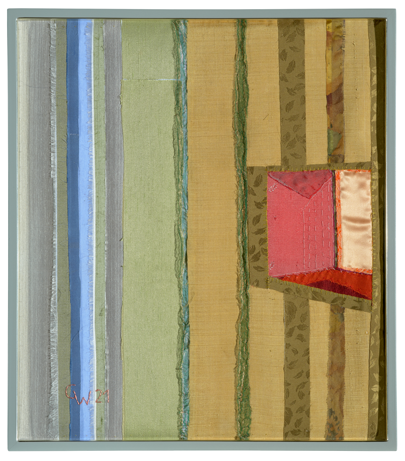 Raum und Farbe — Fenster zur Kapelle im Spital Schwyz, 51 x 45 cm, 2021